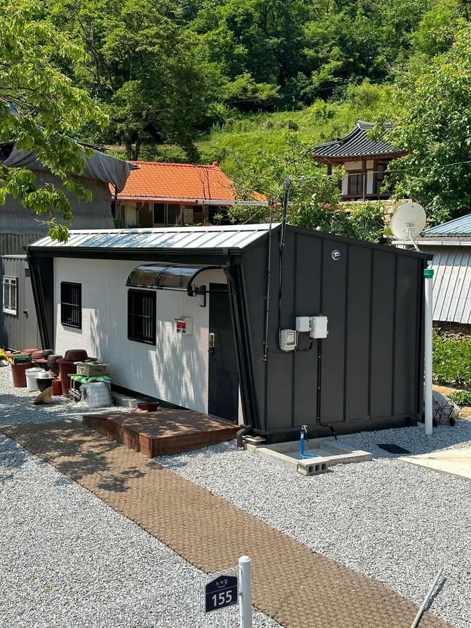이재민 임시주택
