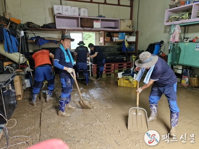 경북안전기동대 울릉군 재난복구활동