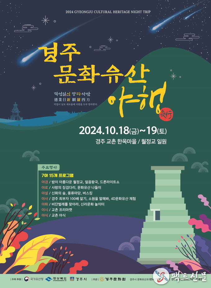 2024 경주 문화유산야행 포스터