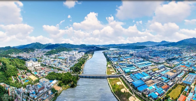 구미공단 전경