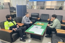 구미경찰서, 대중교통(구미버스·일선교통) 방문 안전운전 홍보활동 실시